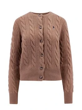 Polo Ralph Lauren Cable-Knit Buttoned Cardigan,价格$236.85
