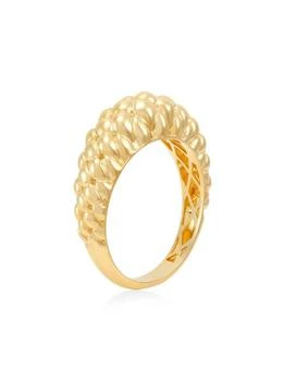 Saks Fifth Avenue | 14K Yellow Gold Textured Ring,商家Saks OFF 5TH,价格¥3246