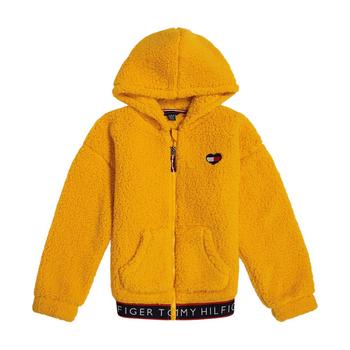 商品Tommy Hilfiger | Big Girls Sherpa Zip-Up Hooded Sweatshirt,商家Macy's,价格¥208图片