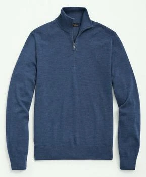 Brooks Brothers | Fine Merino Wool Half-Zip Sweater,商家Brooks Brothers,价格¥807
