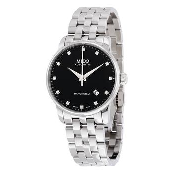 更多美度手表, MIDO | Baroncelli II Automatic Black Dial Stainless Steel Watch M86004681商品图片 5.8折