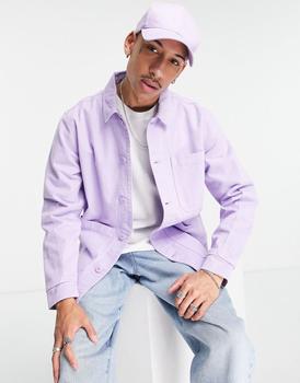 product Topman chore jacket in lilac image