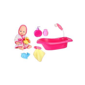 商品Flat River Group | Dream Collection 12" Toy Baby Bath Time Play Set in Gift Box, 7 Piece,商家Macy's,价格¥194图片