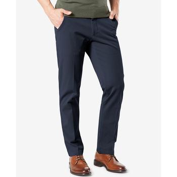 推荐Men's Workday Smart 360 Flex Straight Fit Khaki Stretch Pants商品