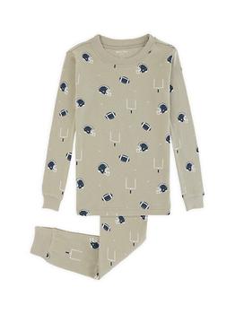 商品Petit Lem | Boy's Gridiron Print Pajama Shirt & Pants Set,商家Saks Fifth Avenue,价格¥275图片