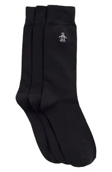 Original Penguin | Solid Crew Socks - Pack of 3,商家Nordstrom Rack,价格¥114