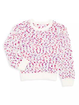 商品Design History | Little Girl’s Dotted Knit Sweater,商家Saks Fifth Avenue,价格¥469图片