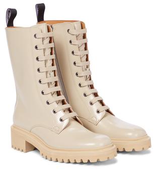 推荐Exclusive to Mytheresa – Gwyneth leather combat boots商品