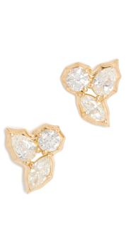 商品Jade Trau | Jade Trau 18k Posey Studs III,商家Shopbop,价格¥19148图片