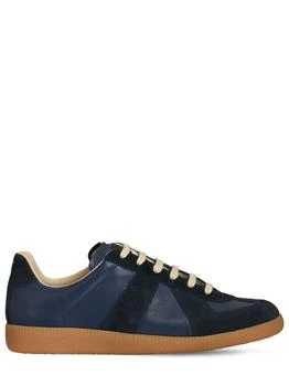 MAISON MARGIELA | 20mm Replica Leather & Suede Sneakers 