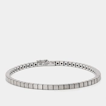 商品[二手商品] Cartier | Cartier Lanières 18K White Gold Link Bracelet Size 16,商家The Luxury Closet,价格¥21105图片