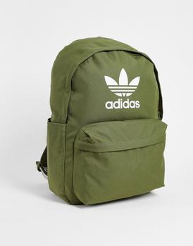 阿迪达斯包, Adidas | adidas Originals adicolor Trefoil backpack in focus olive商品图片 
