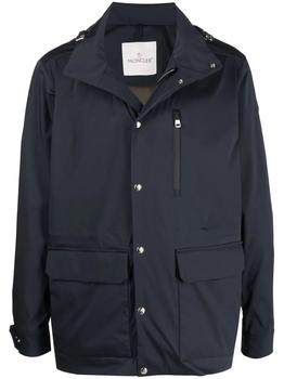 Moncler Mens Navy Huchette Hooded Jacket, Brand Size 4 (X-Large),价格$998