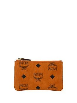 MCM | MCM Monogram Printed Zipped Mini Key Pouch,商家Cettire,价格¥1221