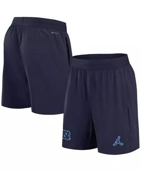 Jordan | Men's Navy North Carolina Tar Heels 2024 Sideline Performance Shorts,商家Macy's,价格¥437