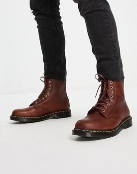 dr. martens pascal wanama, Dr. Martens | Dr Martens 1460 Pascal 8 eye boots in cashew ambassador商品图片 