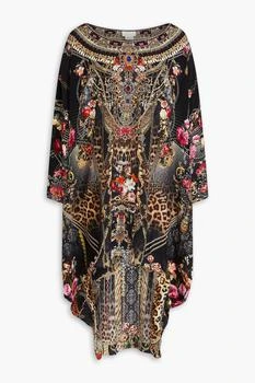 Camilla | Crystal-embellished printed silk crepe de chine dress,商家THE OUTNET US,价格¥1540