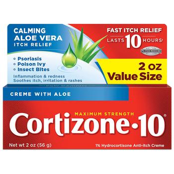 商品Cortizone 10 | Maximum Strength, Anti Itch Creme,商家Walgreens,价格¥72图片