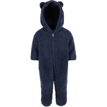 推荐Teddy bear hooded logo onesie in navy商品