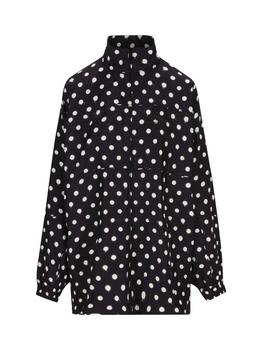 巴黎世家外套推荐, Balenciaga | Balenciaga Women's Black Other Materials Blazer商品图片 