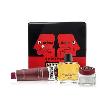 商品Proraso | 4-Pc. Vintage Prima Dopo Tin Gift Set - Coarse Beard Formula,商家Macy's,价格¥229图片