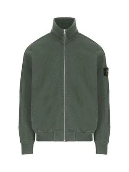 Stone Island | Stone Island Compass-Badge High-Neck Zipped Sweatshirt 7.6折, 独家减免邮费