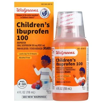 Walgreens | Children's Ibuprofen 100 Oral Suspension Berry,商家Walgreens,价格¥51