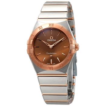欧米茄星座, Omega | Constellation Manhattan Sun-brushed Brown Dial Ladies Watch 131.20.28.60.13.001商品图片 7.4折