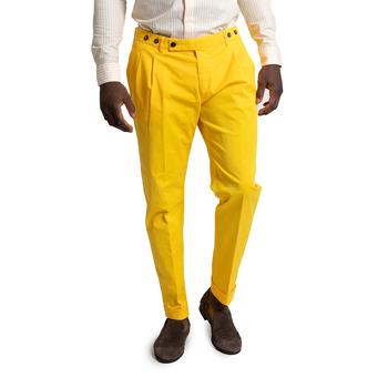 Berwich | Yellow Barber Trousers商品图片,满$175享9折, 满折