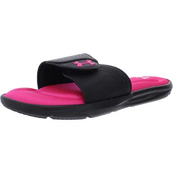 Under Armour | Under Armour Womens Ignite IX SL Slip On Flat Slide Sandals商品图片,4.6折