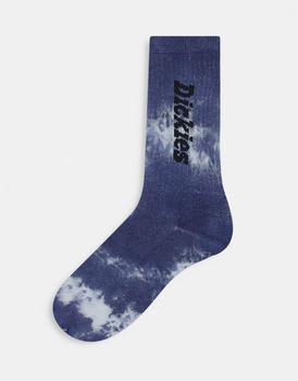 迪克斯, DICKIES | Dickies Raglan socks in tie dye blue商品图片 