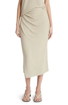 Vince | Side Drape Knit Midi Skirt,商家Nordstrom Rack,价格¥380