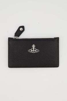 Vivienne Westwood | Women's Vivienne Westwood Black Slim Long Card Holder商品图片,8.3折