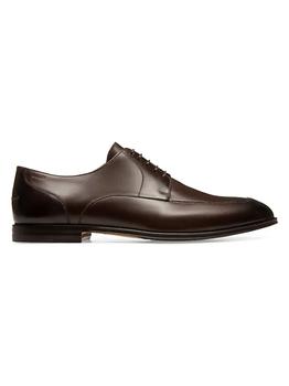 bally男鞋男鞋, Bally | Apron-Toe Leather Derby Shoes商品图片 