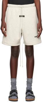 Essentials | Off-White Drawstring Shorts商品图片,