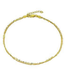 商品AQUA | Double Chain Ankle Bracelet - 100% Exclusive,商家Bloomingdale's,价格¥213图片