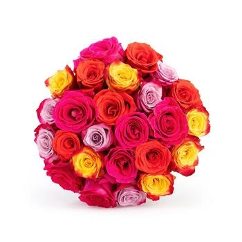 BloomsyBox | Kaleidoscope Roses Fresh Flower Bouquet,商家Macy's,价格¥399