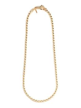 商品Gold-Plated Sterling Silver Beaded Necklace图片