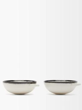 Serax | X Ann Demeulemeester set of two porcelain cups,商家MATCHES,价格¥490