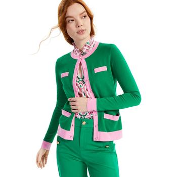商品Charter Club | Colorblocked Cardigan, Created for Macy's,商家Macy's,价格¥147图片