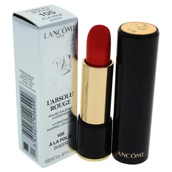 兰蔻口红是什么牌子, Lancôme | Lancome W-C-15335 0.12 oz Womens L Absolu Rouge Hydrating Shaping Lipcolor - No. 105 A La Folie & Sheer商品图片 9.6折