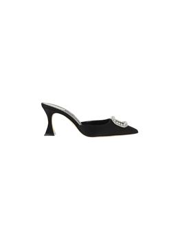 Manolo Blahnik, Manolo Blahnik | Manolo Blahnik Women's  Black Other Materials Sandals商品图片 9折