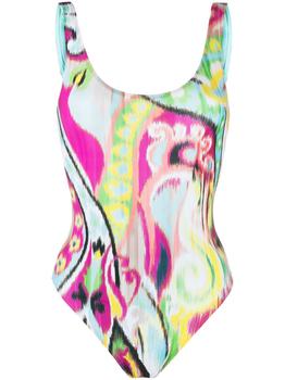 product abstract-print swimsuit - women image