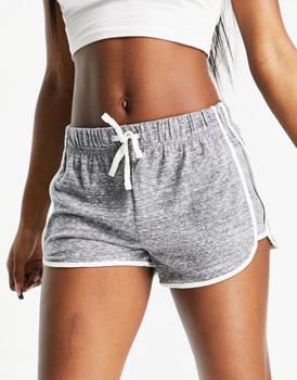 Topshop | Topshop sporty runner short in grey marl商品图片,额外9.5折, 额外九五折