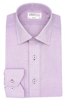 Lorenzo Uomo, Lorenzo Uomo | Trim Fit Textured Check Dress Shirt商品图片 3.9折