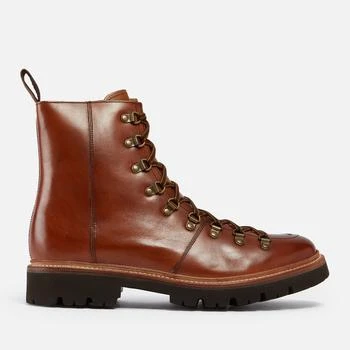 推荐Grenson Men's Brady Handpainted Leather Hiking Style Boots - Tan商品