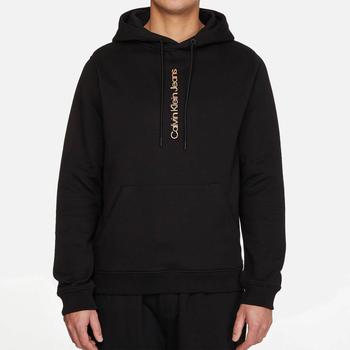 Calvin Klein | Calvin Klein Jeans Men's Institutional Hoodie - Black商品图片,5折