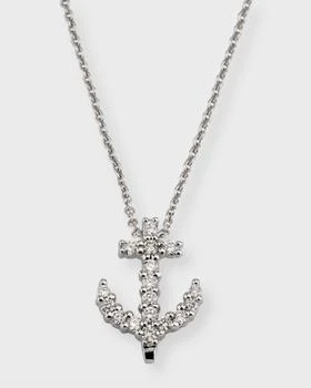 Roberto Coin | Anchor Tiny Treasure Necklace in White Gold,商家Neiman Marcus,价格¥10786