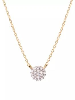 brook & york | Marlow 14K Yellow Gold & 0.07 TCW Lab-Grown Diamond Pendant Necklace,商家Saks Fifth Avenue,价格¥2401