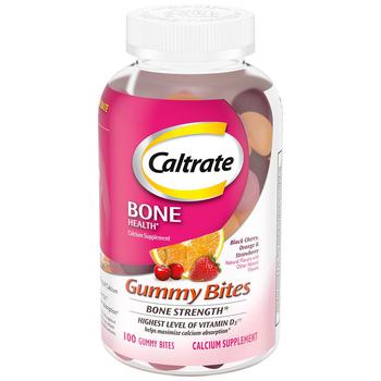 商品Caltrate | Calcium and Vitamin D Supplement Gummy Black Cherry, Strawberry, Orange,商家Walgreens,价格¥156图片